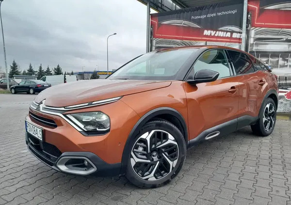 opolskie Citroen C4 cena 77700 przebieg: 11103, rok produkcji 2021 z Chorzów